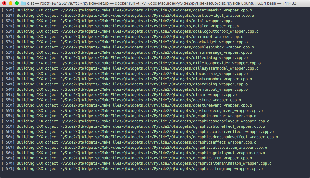 Compiling PySide2 from source